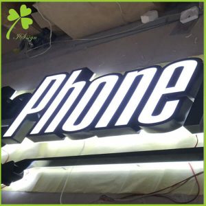 Back Lit Letter Signs With Acrylic