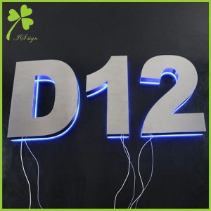 Custom Backlit House Numbers