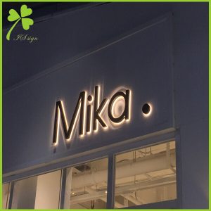 Backlit Sign Letters