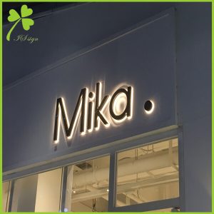 Backlit Sign Letters