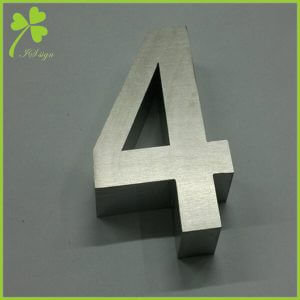 Cast 3D Aluminum Letters and Numbers