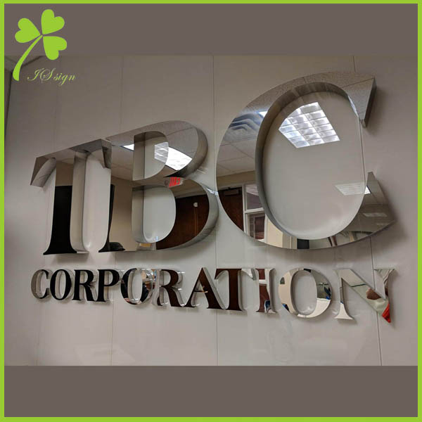 Custom 3D Logo Sign Office Lobby Signs Lettering Factory