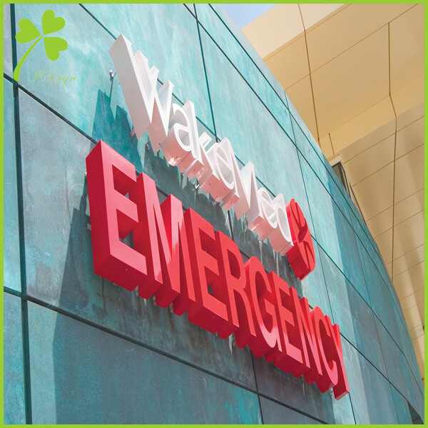 Custom 3D Plastic Logo Acrylic Sign Letters Manufacturers