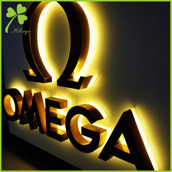 Custom Backlit Logo LED Lobby Signs Manufacturers