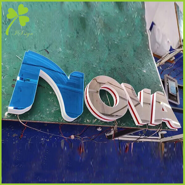 Custom Infinity Mirror Signage