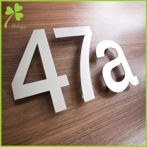 Aluminum Flat Cut Letter Signs