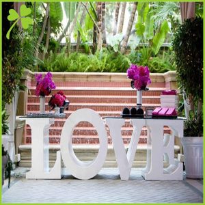Free Standing Wedding Decorative Letters