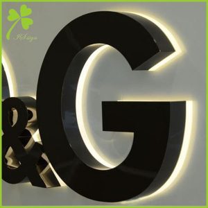 LED Backlit Letters