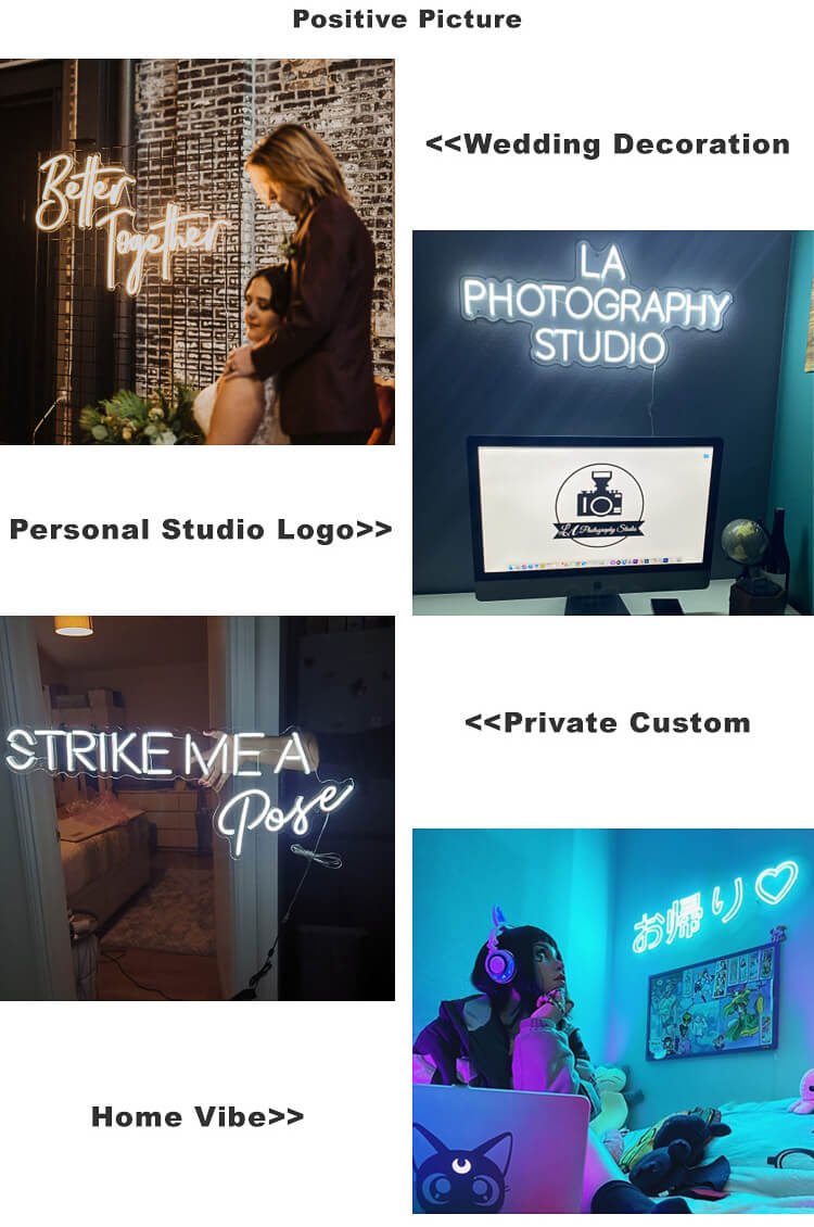 LED Flex Neon Signs Application Picture