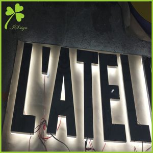 Metal Back Lit Channel Letter Sign Manufacturers