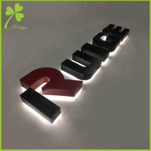 Custom Illuminated Metal Storefront Signs